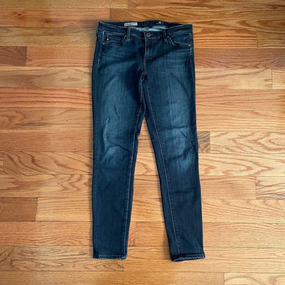 AG Adriano Goldschmied Womens 28R The Legging Ankle Super Skinny Blue Jeans